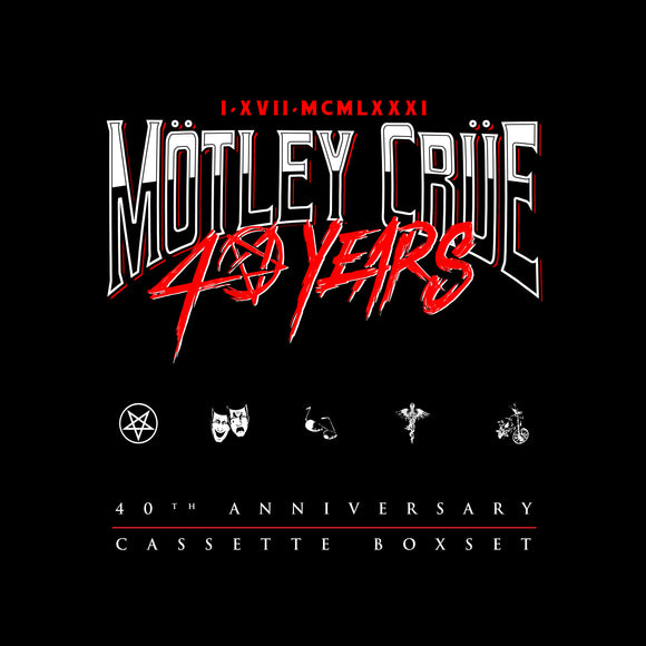 Mötley Crüe - 40th Anniversary Cassette Boxset