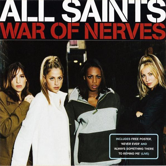All Saints : War Of Nerves (CD, Single)