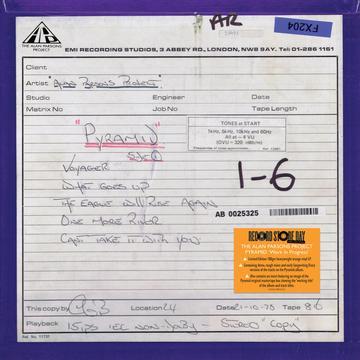 The Alan Parsons Project - Pyramid ‘Work in Progress’

 - 1 LP - Orange Vinyl  [RSD 2024]