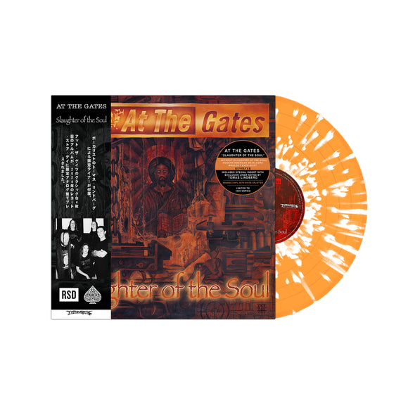 At The Gates - Slaughter Of The Soul - 1 LP - Orange and White Splatter Vinyl  [RSD 2024]
