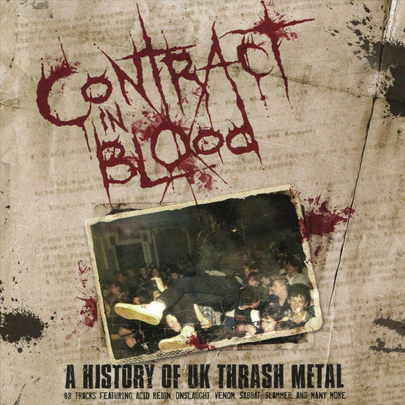 Various : Contract In Blood: A History Of UK Thrash Metal  (5xCD, Comp + Box)