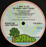 Richard And Linda Thompson* : I Want To See The Bright Lights Tonight (LP, Album, EMI)
