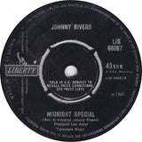 Johnny Rivers : Midnight Special / Cupid (7", Single)