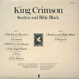 King Crimson : Starless And Bible Black (LP, Album, EMI)