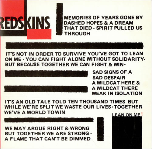 Redskins : Lean On Me! (7