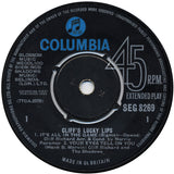 Cliff Richard : Cliff's Lucky Lips (7", EP, Mono)