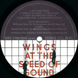 Wings (2) : Wings At The Speed Of Sound (LP, Album)