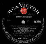 Elvis* : Frankie And Johnny (LP, Album, Mono)