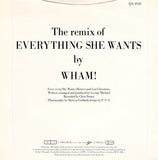 Wham! : Everything She Wants (Remix) / Last Christmas (7", Single)