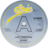 Wham! : Everything She Wants (Remix) / Last Christmas (7", Single)