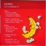 Gong : Live! At Sheffield 1974 (LP, Red + LP, Gre + Album, RSD, Dlx, RE, Col)