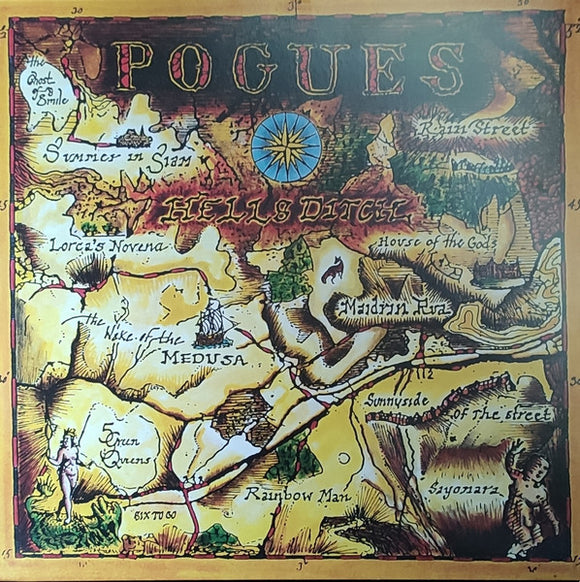 The Pogues : Hell's Ditch (LP, Album, Ltd, RE, Ora)