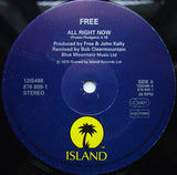 Free : All Right Now (12", Single)
