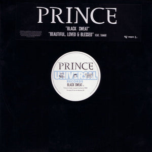 Prince : Black Sweat / Beautiful, Loved & Blessed (12", Single, Promo)