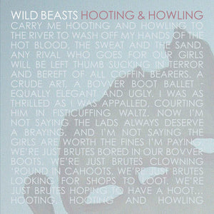 Wild Beasts : Hooting & Howling (10", Ltd, Num, Pin)