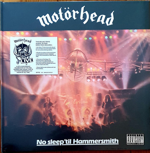 Motörhead : No Sleep 'Til Hammersmith (LP, Album, RE, RM + 2xLP, Album + Dlx)