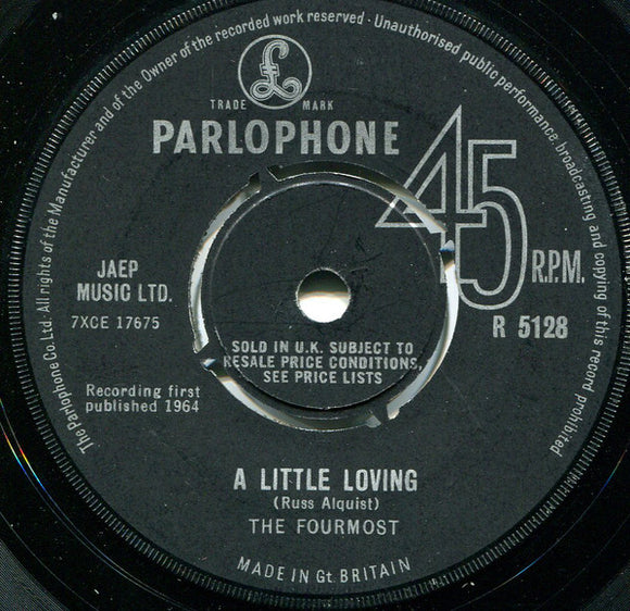 The Fourmost : A Little Loving (7