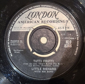Little Richard With His Band* : Tutti Frutti (7", RP, K/T)