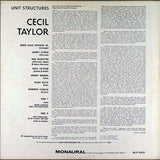 Cecil Taylor : Unit Structures (LP, Album, Mono)