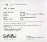 Toby Hay | Aidan Thorne : After A Pause (CDr, Album, Ltd)