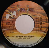 Led Zeppelin : Fool In The Rain / Hot Dog (7", Single)