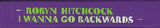 Robyn Hitchcock : I Wanna Go Backwards (5xCD, Comp + Box)