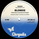 Blondie : Denis (12", RP, Blu)