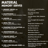 Material : Memory Serves (CD, Album, RE)