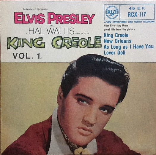 Elvis Presley With The Jordanaires : King Creole Vol.1 (7