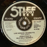 John Otway & Wild Willy Barrett : Headbutts (7", Single)