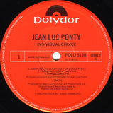 Jean-Luc Ponty : Individual Choice (LP, Album)