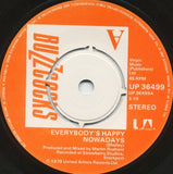 Buzzcocks : Everybody's Happy Nowadays (7", Single, Blu)