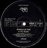 Cream (2) : Wheels Of Fire (2xLP, Album, RE, Gat)