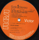 David Bowie : The Rise And Fall Of Ziggy Stardust And The Spiders From Mars (LP, Album, 'St)