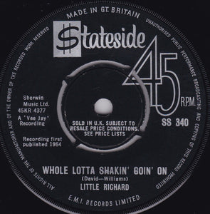 Little Richard : Whole Lotta Shakin' Goin' On (7", Single)