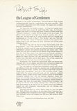 Robert Fripp / The League Of Gentlemen (2) : The League Of Gentlemen (LP, Album)