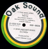Dillinger w/ Trinity (4), Al Campbell, Wayne Wade, Junior Tamlin* : Five Man Army / Send Another Moses / Five Man Dubb (12")