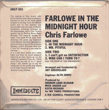 Chris Farlowe : Farlowe In The Midnight Hour (7", EP, Phi)