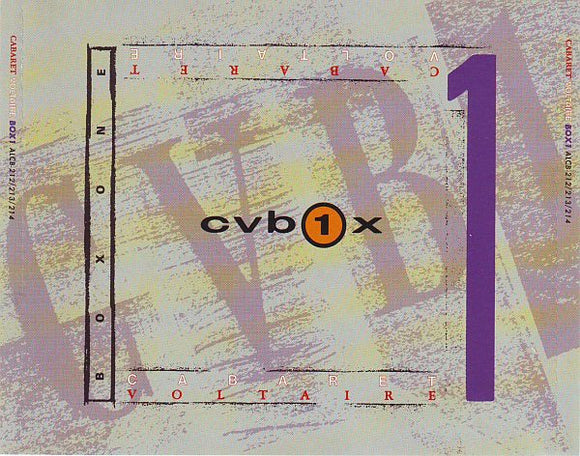 Cabaret Voltaire : Box 1 (Box, Comp + CD, Album, RE + CD, Album, RE + CD, Al)