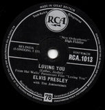 Elvis Presley With The Jordanaires : (Let Me Be Your) Teddy Bear / Loving You (Shellac, 10", Single)