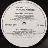 Various : Techno UK 1 (LP, Comp)