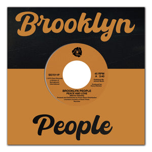 Brooklyn People - Peace and Love / Wreck - 7" Black Vinyl  [Record Store Day 2025]