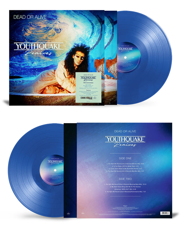 Dead Or Alive - Youthquake Remixes - 1LP - 140g Translucent Blue Vinyl  [Record Store Day 2025]