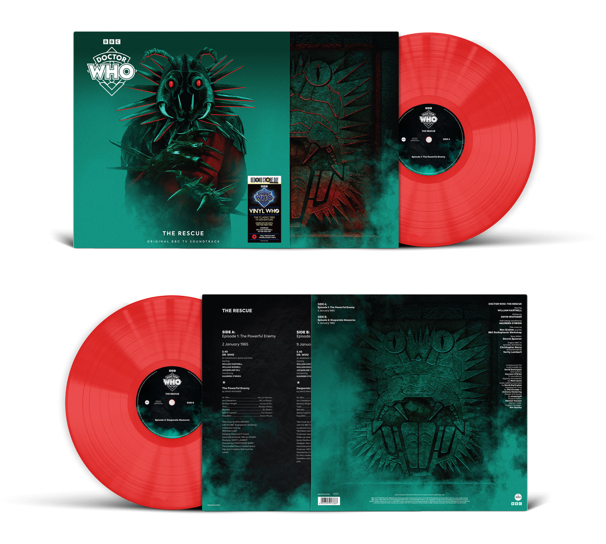 Doctor Who - The Rescue - 1LP - Rescue Red Translucent Vinyl [Record S ...
