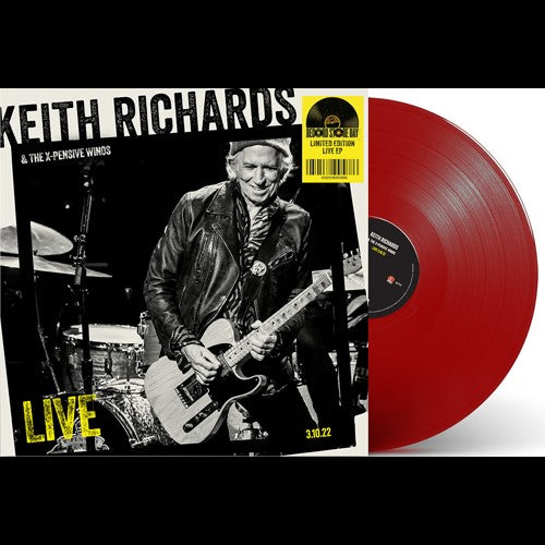 Keith Richards & The X-Pensive Winos - Live 3.10.22 - 1LP - Red Vinyl  [Record Store Day 2025]