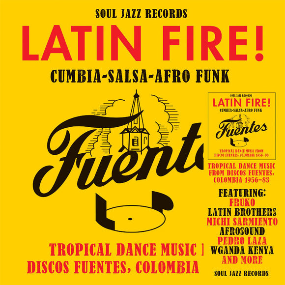 Various Artists - LATIN FIRE! Cumbia–Salsa–Afro-Funk: Tropical Dance Music from Discos Fuentes, Colombia 1956-83 2LP