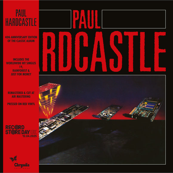 Paul Hardcastle - Paul Hardcastle (40th Anniversary Edition) - 1LP - Red Vinyl  [Record Store Day 2025]