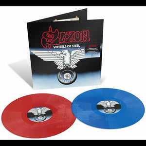 Saxon - Wheels Of Steel - 2LP - Blue & Red Vinyl  [Record Store Day 2025]