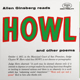 Allen Ginsberg - Howl And Other Poems LP