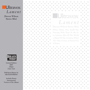 Ultravox - Lament [Steven Wilson Stereo Mix] CD/LP